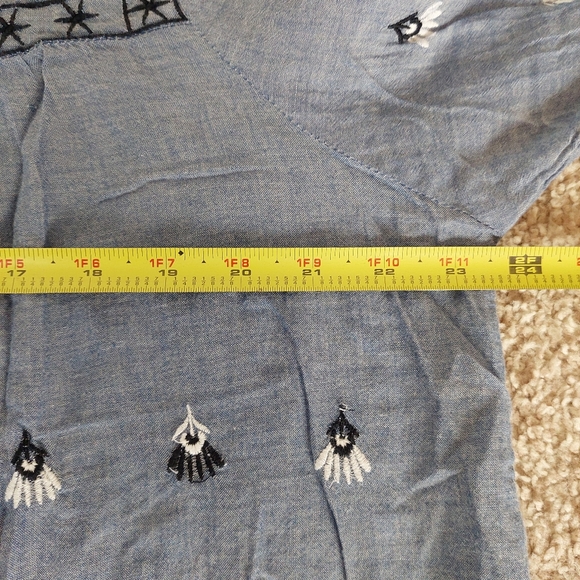 Walter Baker‎ Women's Floral  Embroidered Longsleeve Blouse - Picture 7 of 9